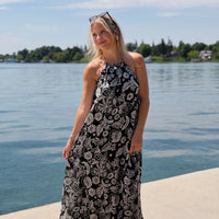 Viento Luz Floral Midi Dress