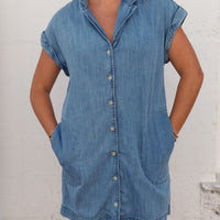 Napa Denim Mini Dress