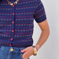 Floral Button Down Cardi
