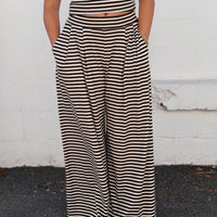 Fine Line Wide Leg Pant