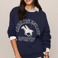 Estate Boyfriend Graphic Sweatshirt