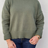 Janet Sweater: Fern Green