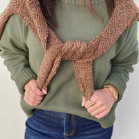 Janet Sweater: Fern Green