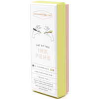 Color Block Pens-Set of 2