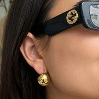 Lottie Dome Hoop Earring