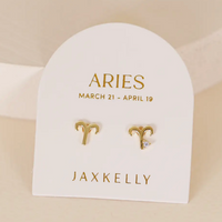 Zodiac Stud Earrings