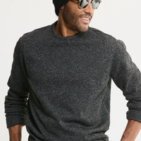 Stretch Sweater Fleece Crewneck