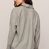 River Plaid Button Up: Emerald Cove