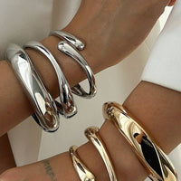 TEARDROP SHAPE CUFF BANGLE