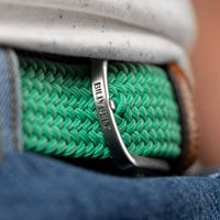 Elastic Braided Belt Golf Green