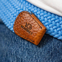 Elastic Braided Belt Alaska Blue