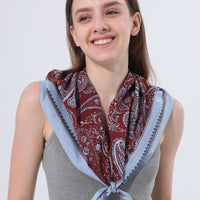 Paisley Print Bandana Scarf