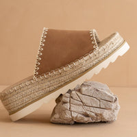 The Vista Camel | Espadrille Platform Sandal
