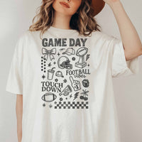 Girly Football Oversized Tee