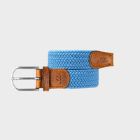 Elastic Braided Belt Alaska Blue