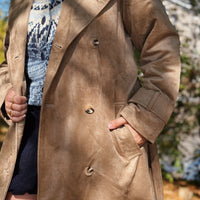 Dorian Suede Trench