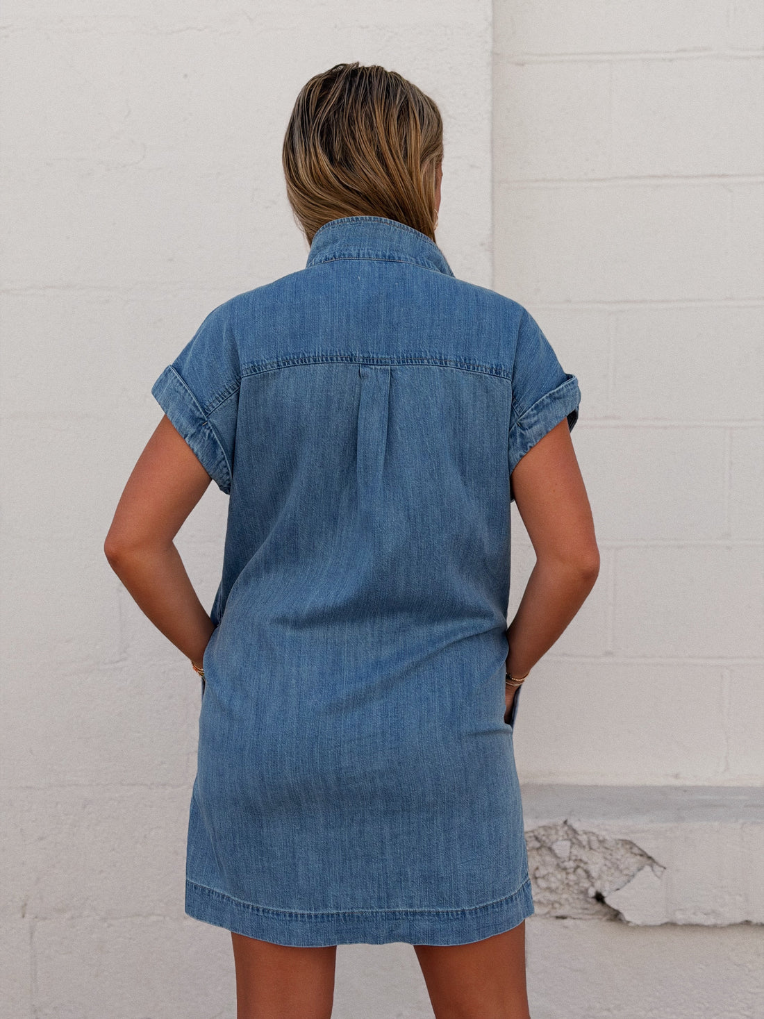 Napa Denim Mini Dress