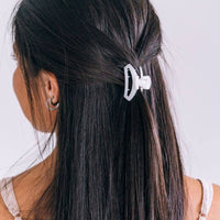 Open Hair Clip | Tiny | Coconut White