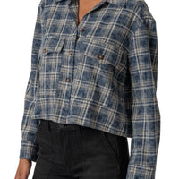 Mira Plaid Top