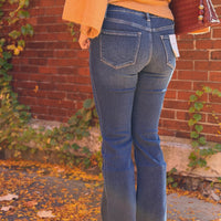 Honor Mid Rise Dark Wash Flare