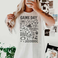 Girly Football Oversized Tee