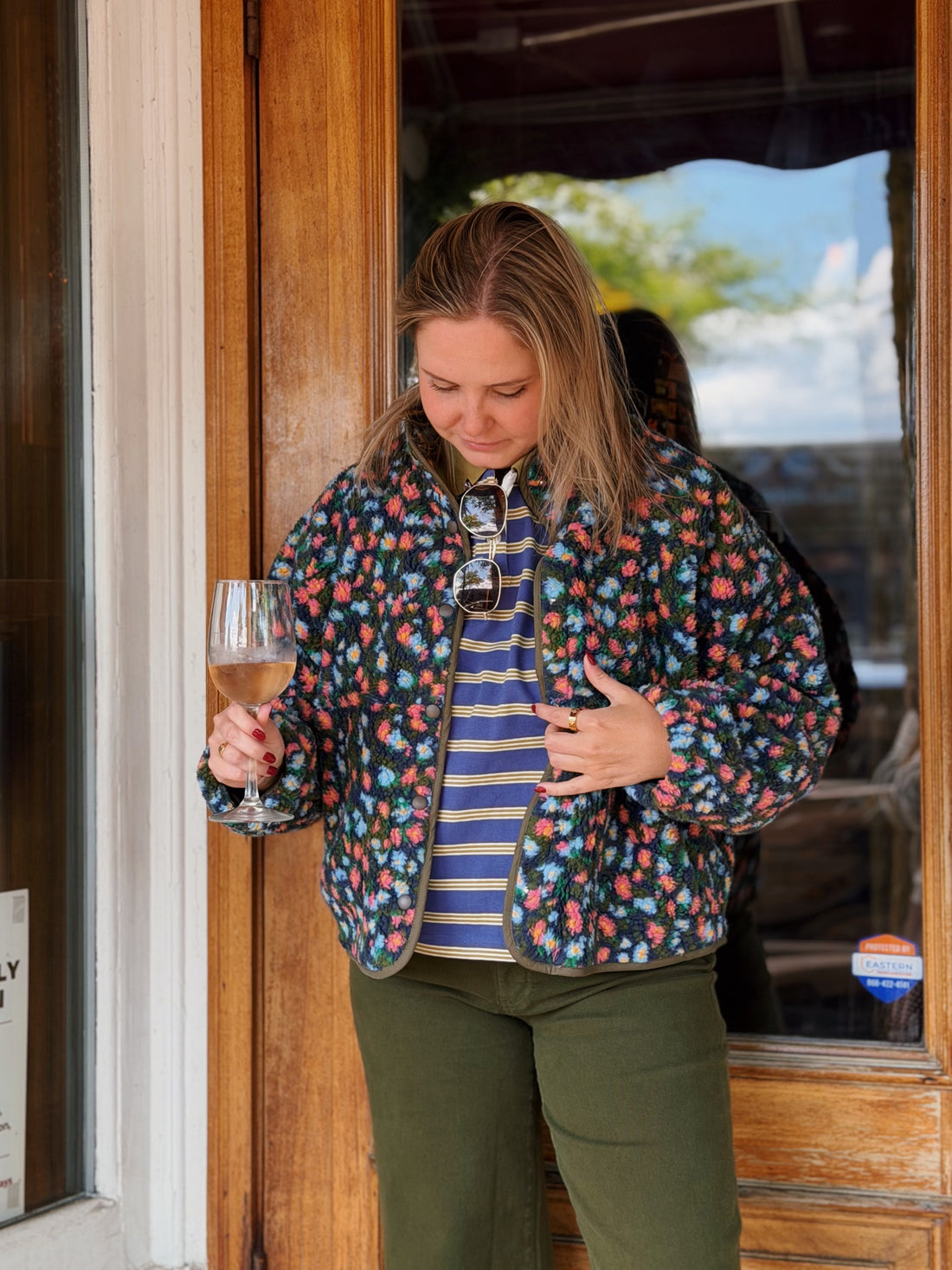 Aster Floral Fleece Jacket