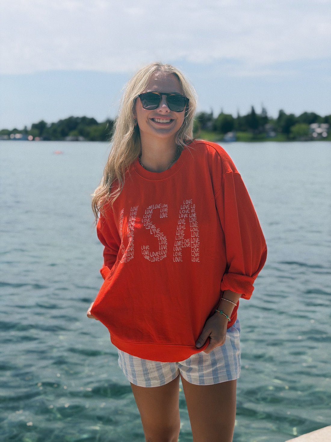 Love USA Boyfriend Sweatshirt
