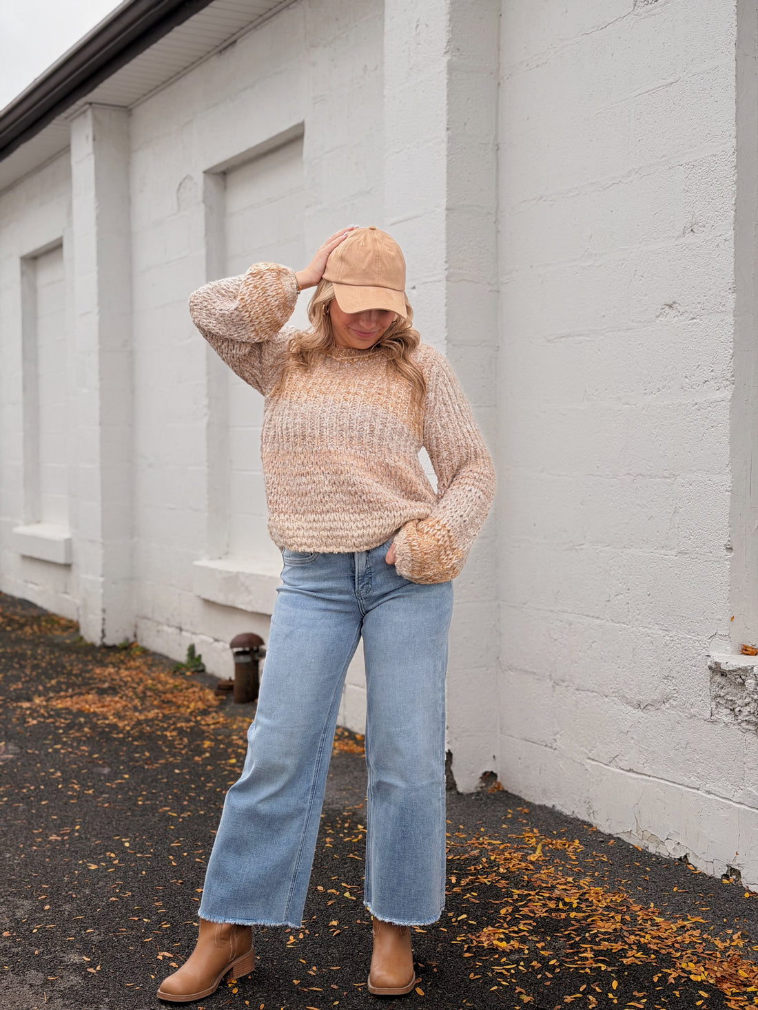 Casey High Rise Ankle Wide Jeans