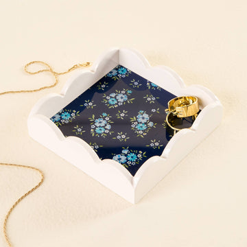 Scallop Trinket Tray: Endless Daydream Navy