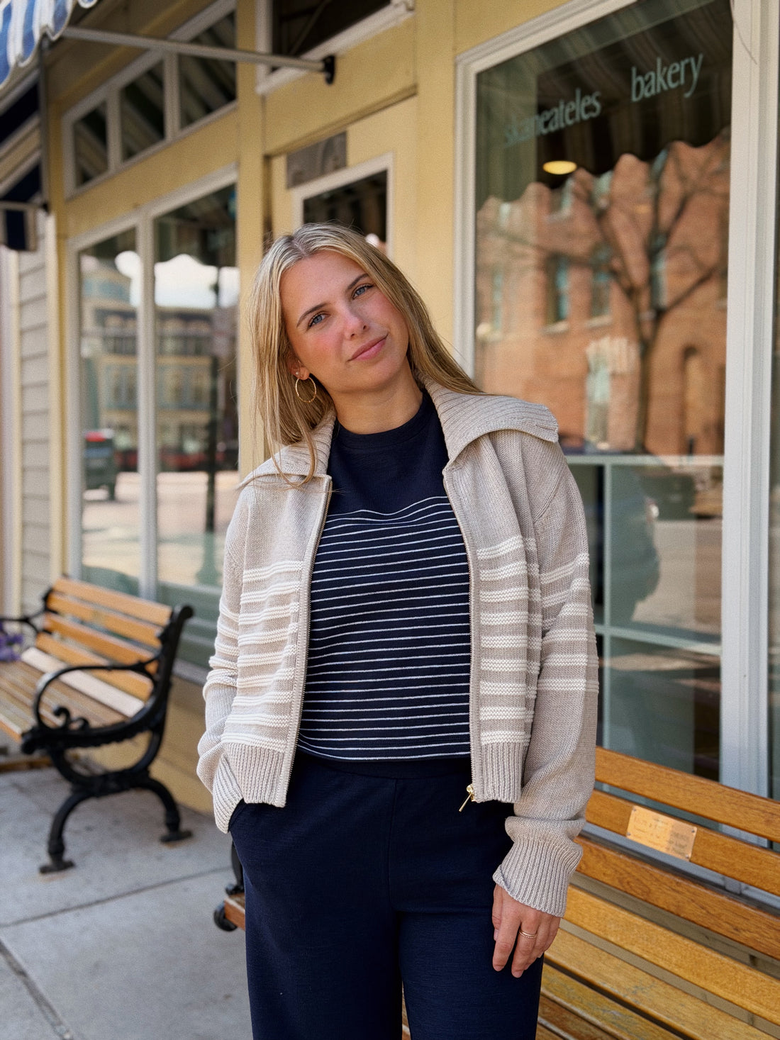 Kovac Cropped Sweater Jacket
