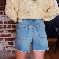 Jane High Rise Long Short: Whiz