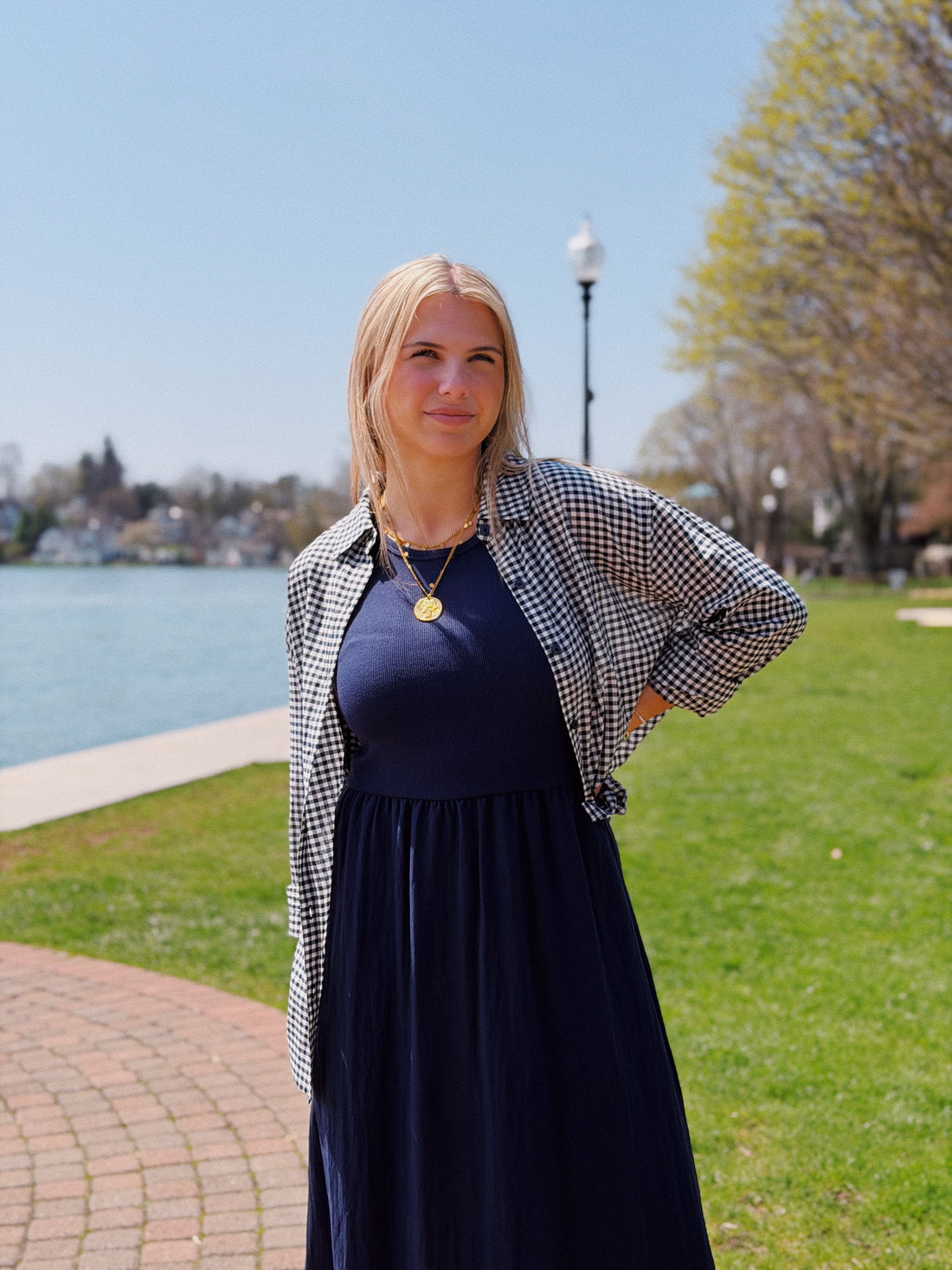 Seaport Gingham Button Up