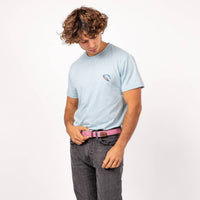 Elastic Braided Belt Misty Rose