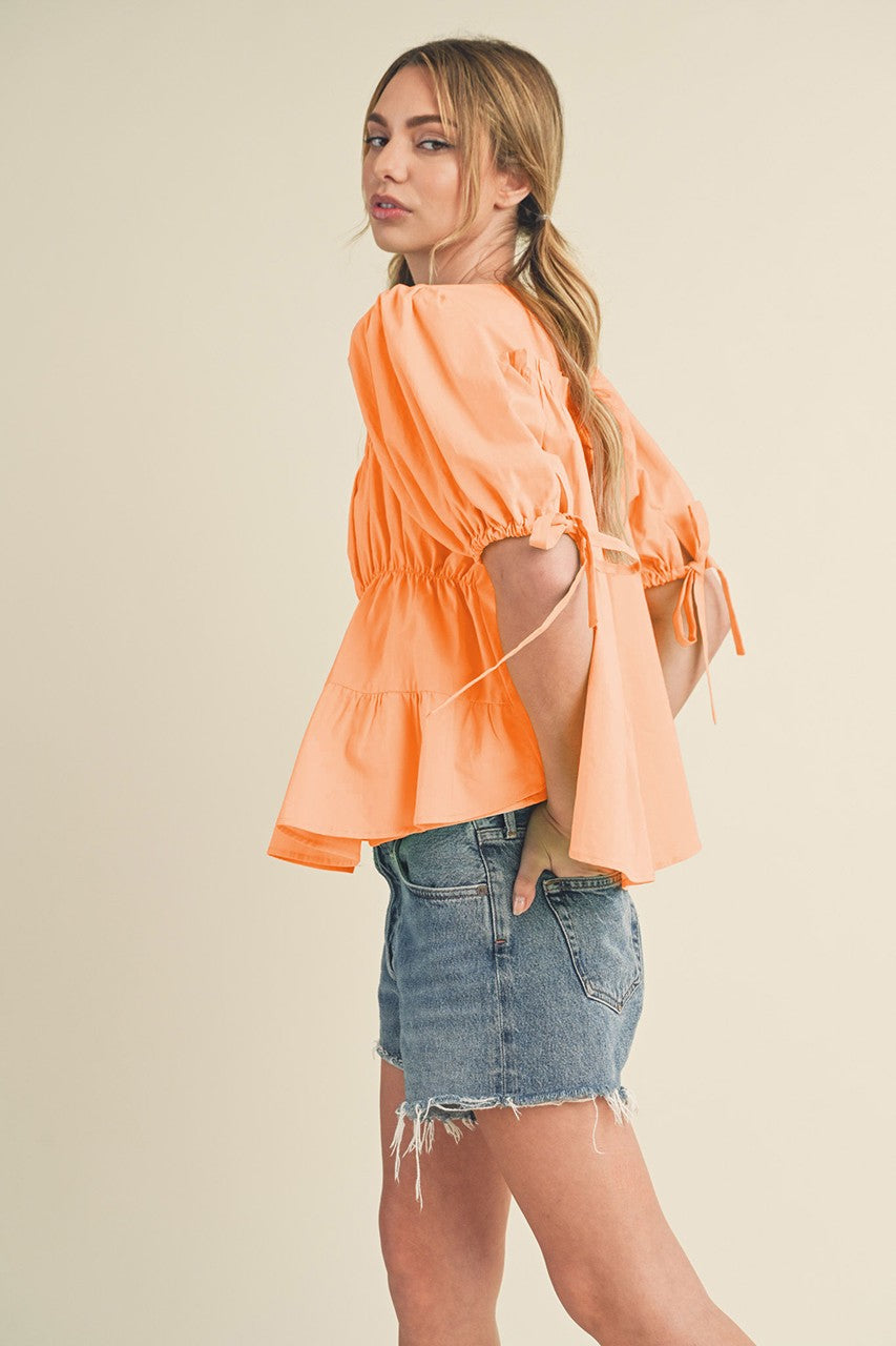 River Puff Sleeve Top
