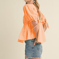 River Puff Sleeve Top