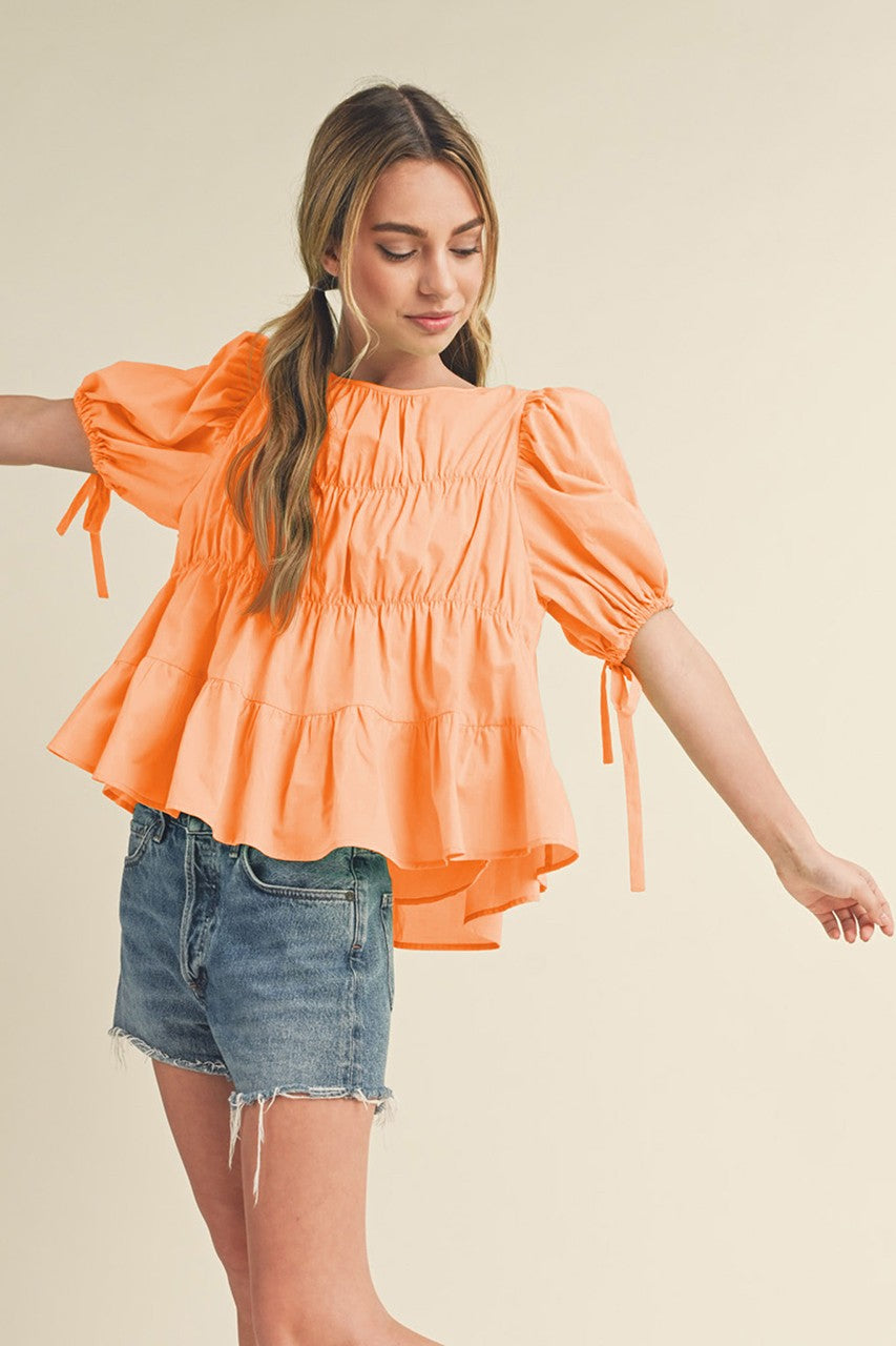 River Puff Sleeve Top