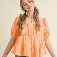 River Puff Sleeve Top