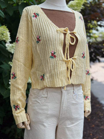 Ash Floral Sweater Cardigan