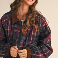 Mulberry Plaid Jacket