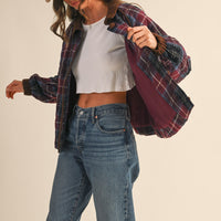 Mulberry Plaid Jacket