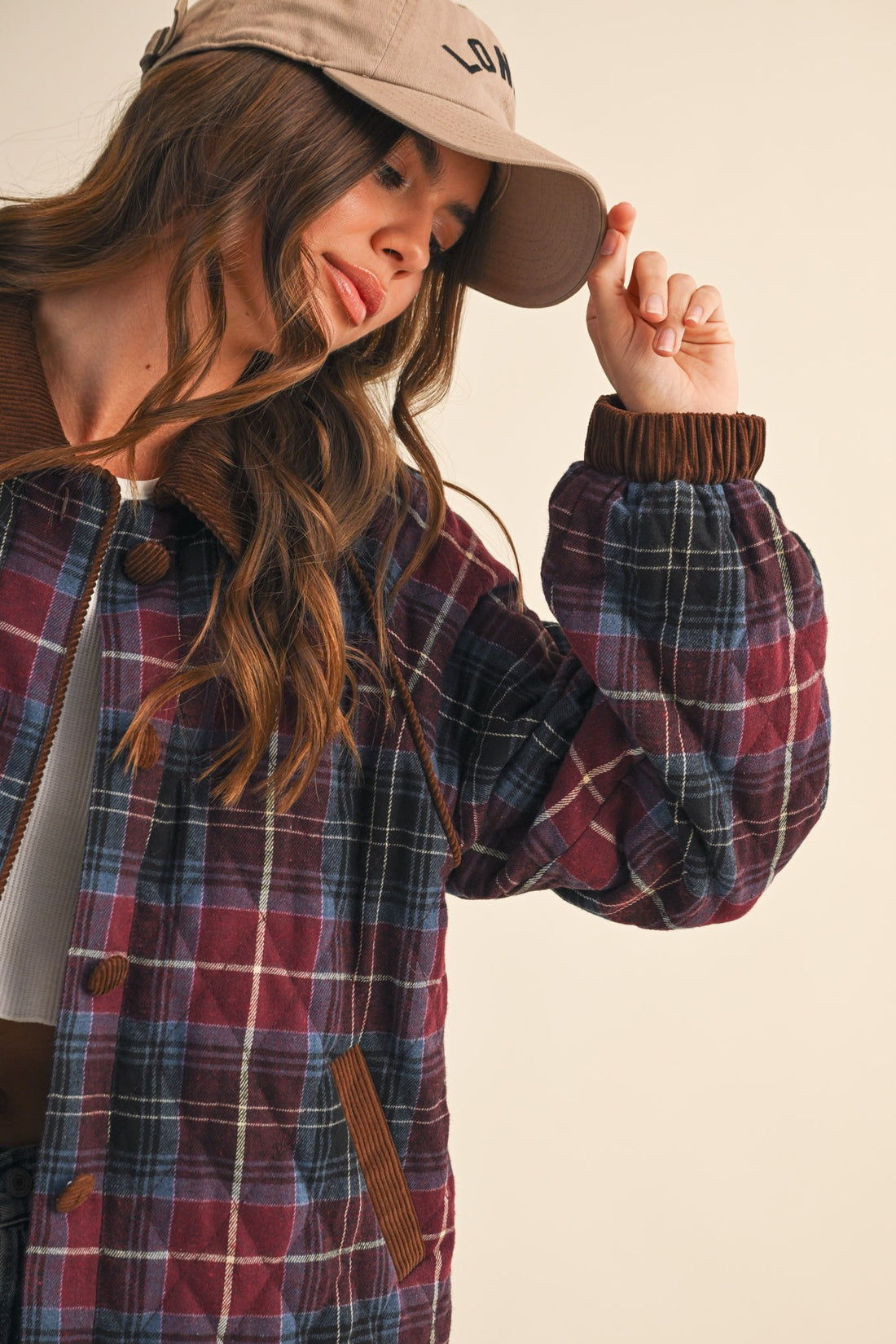 Mulberry Plaid Jacket