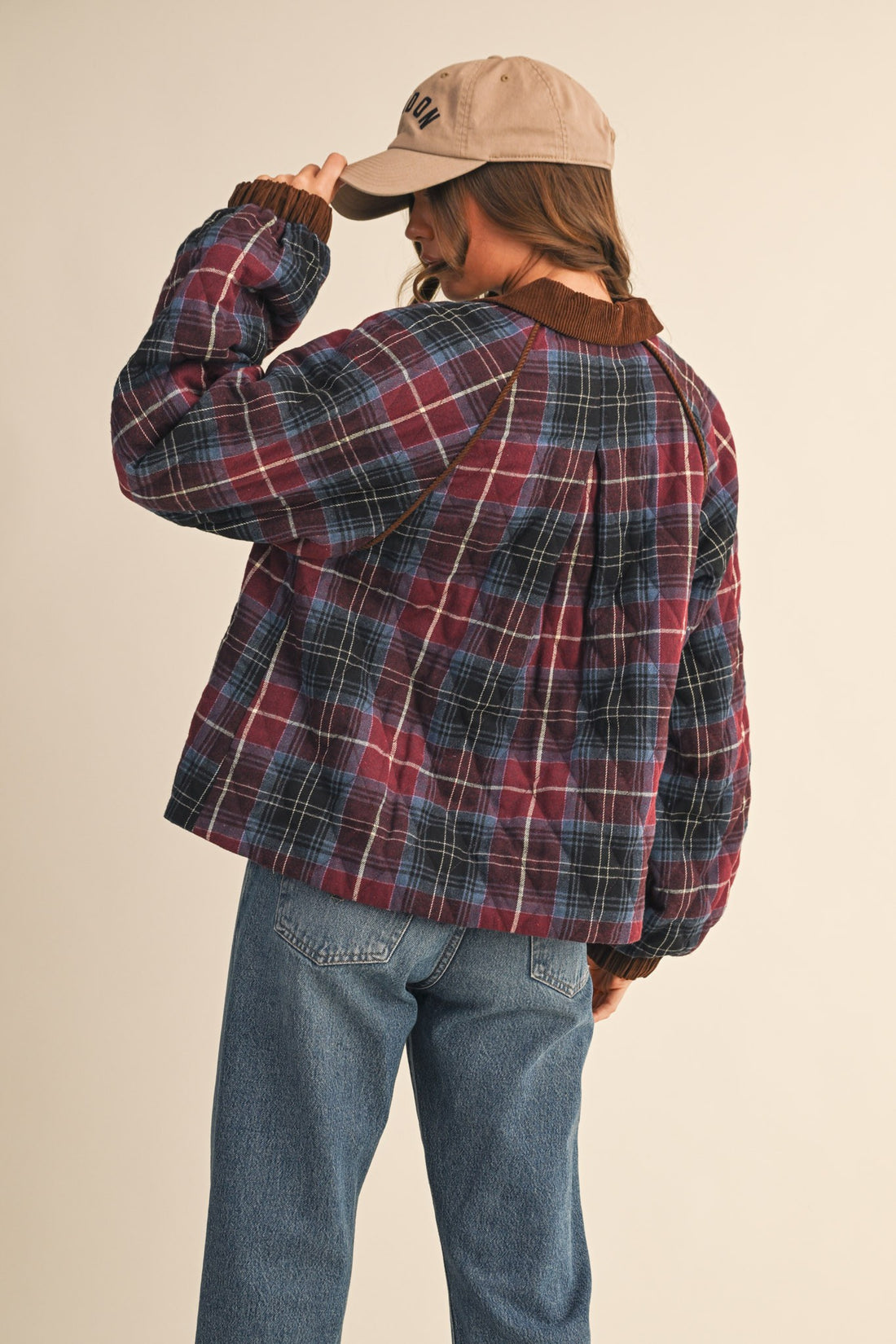 Mulberry Plaid Jacket