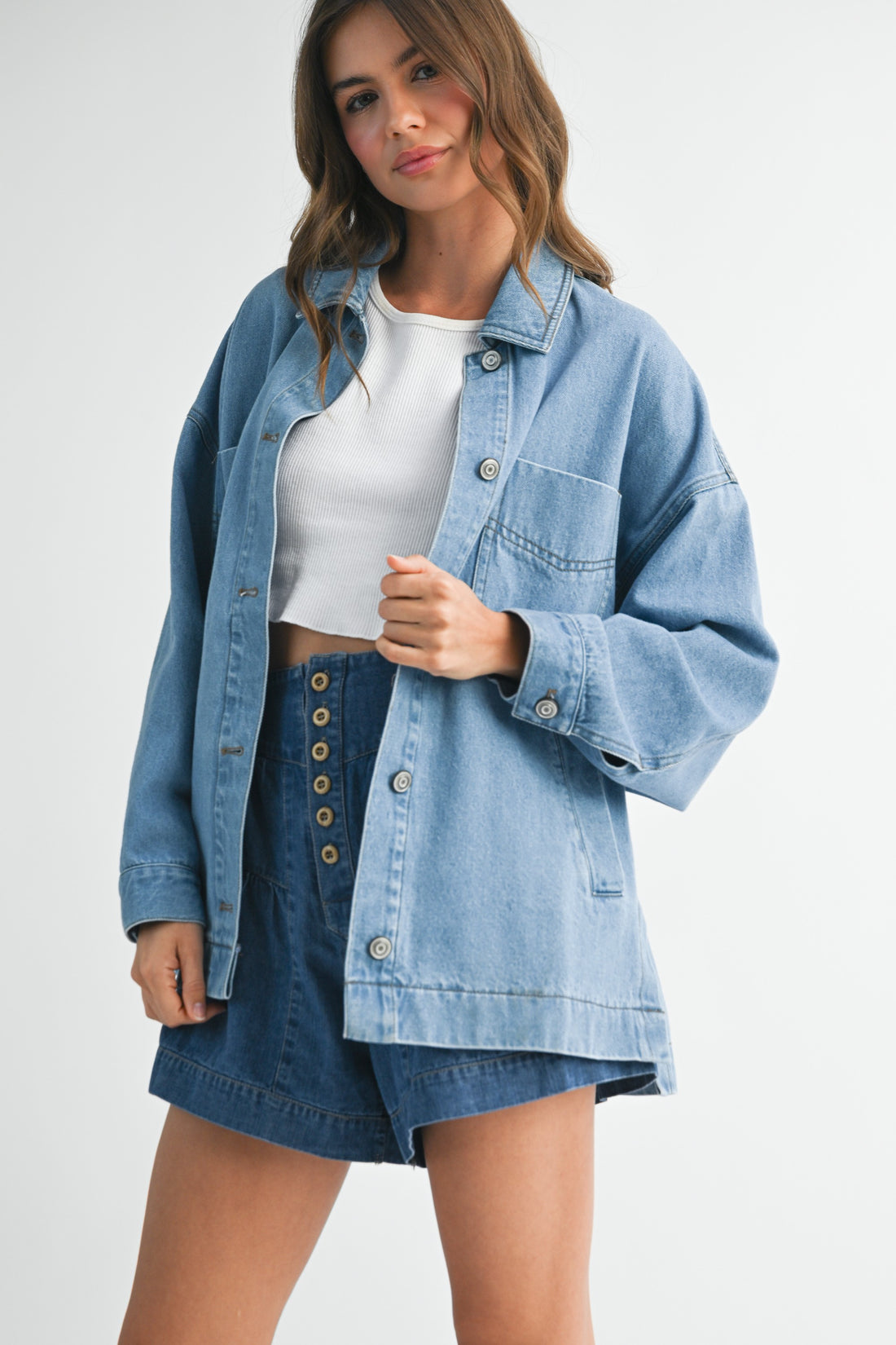 Denim Utility Jacket