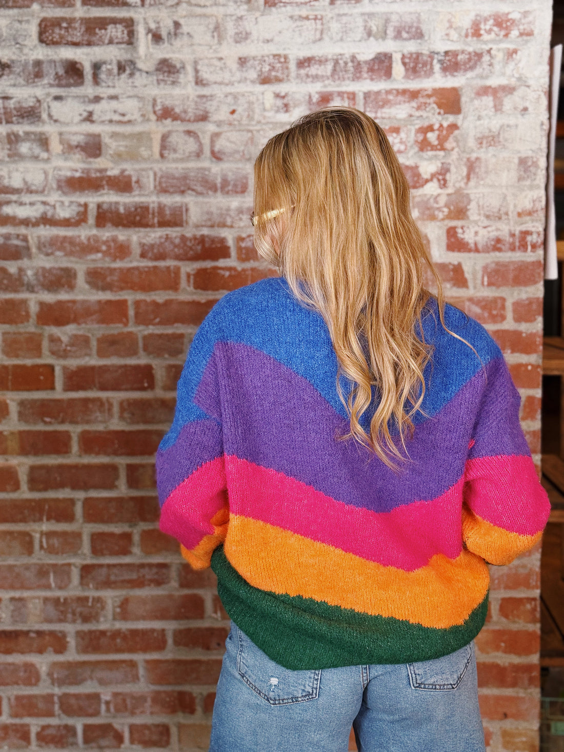 Danielle Colorblock Cardigan