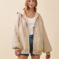 Quilted Hoodie Jacket