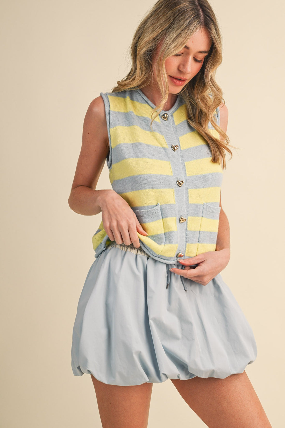 Rory Bubble Hem Skort