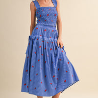 Strawberry Midi Skirt