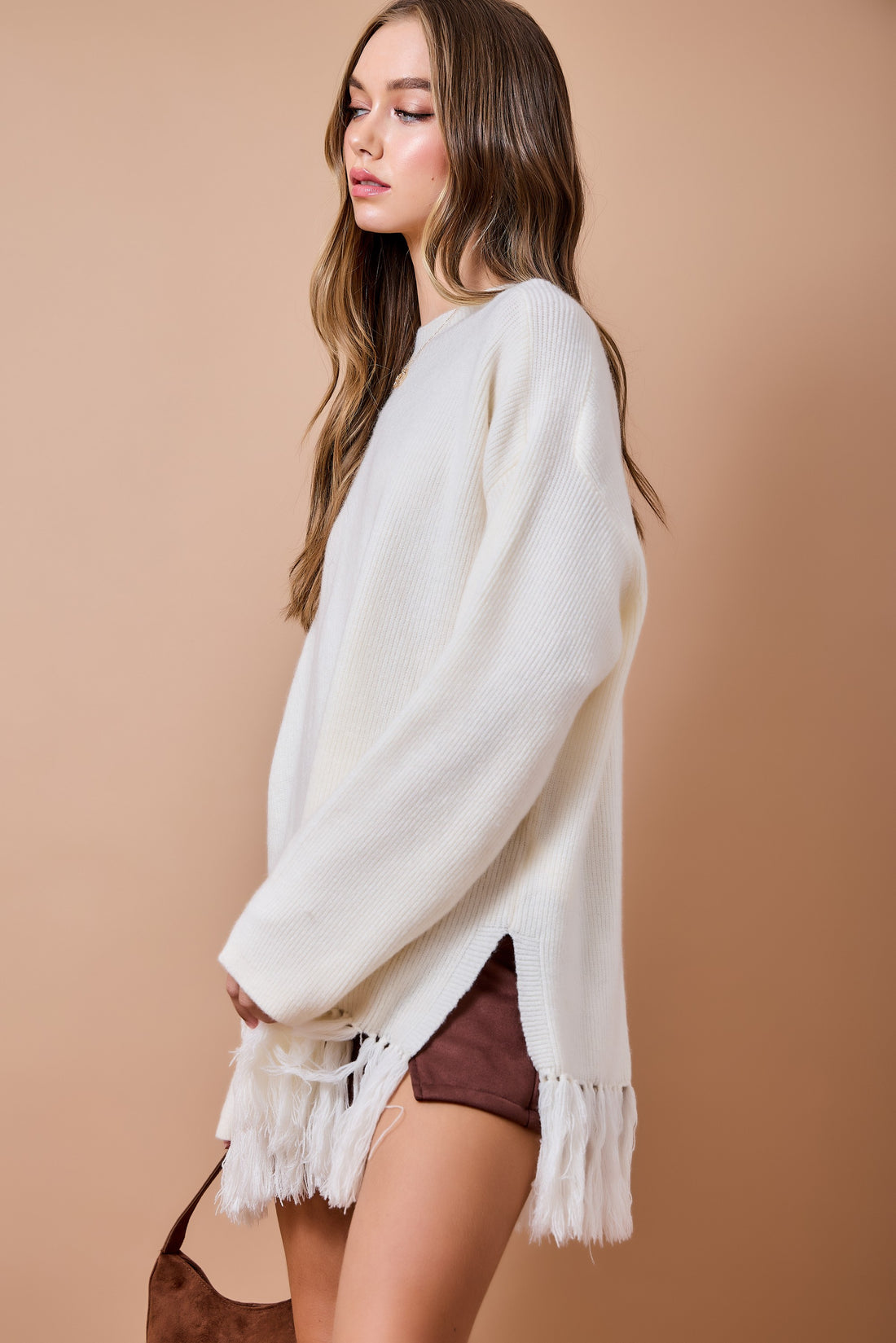 Fringe Bottom Sweater