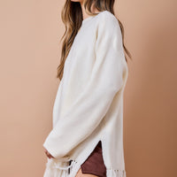 Fringe Bottom Sweater