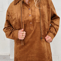 Heritage Faux Suede Jacket